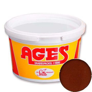 Ages spartelmasse nr.8A medium mahogni 400g  54A08A1