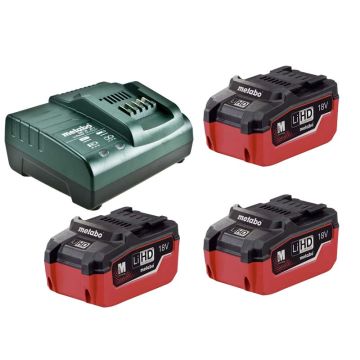 Metabo Batteri Basis-Sæt (5,5 Ah 18V LiHD) + Oplader (ASC 30-36) 685074000