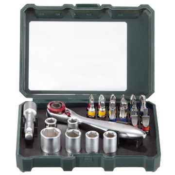 Metabo Bits- og Skraldesæt 26 dele 626701000