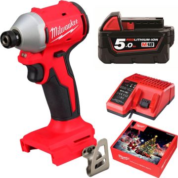 Milwaukee Slagskruemaskine BLIDRC med 5Ah batteri og lader MILWAUKEEPAKKE2