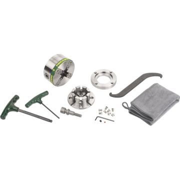 Victory trædrejepatron - 1 1/4" x 8 TPI DT Body, Modular 50mm Jaw,F/plate Ring & W/screw REC62008