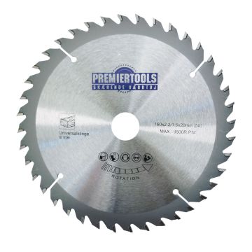 Premier Tools HM klinge 160x2,2x20mm - Z48 TP GD16148