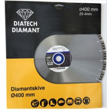 Diatech Turbo Diamantklinge 400 mm til beton TA-767868