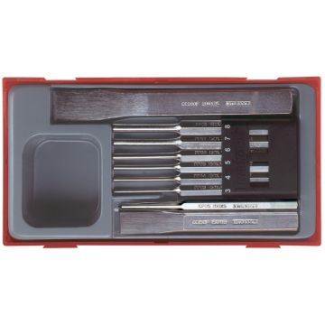 Teng Tools dorn og mejselsæt TTPC09 med 9 dele 69220101