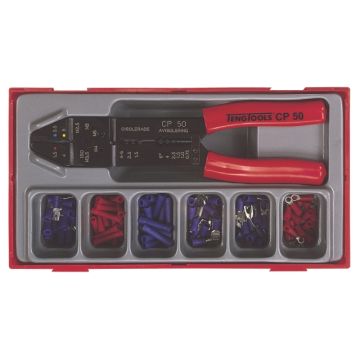 Teng Tools Kabelskotangsæt med kabelsko TTCP121 med 121 dele 110380102