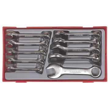 Teng Tools ringgaffelnøglesæt stubby TT6010M med 10 dele 10-19mm 109470104