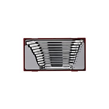 Teng Tools ringgaffelskraldenøglesæt 11 dele 8-19mm TT6511R 186740106
