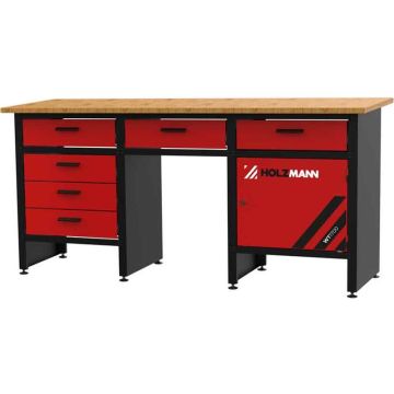 Holzmann Arbejdsbord med opbevaring WT1700
