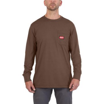 Milwaukee Kortærmet arbejds t-shirt – Brun - S 4932493058