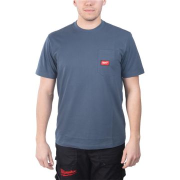 Milwaukee Blå arbejds t-shirt WTSSBLU WTSSBLU