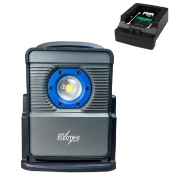Blue Electric +plus Line Hybrid arbejdslampe 80w incl adapter 21126