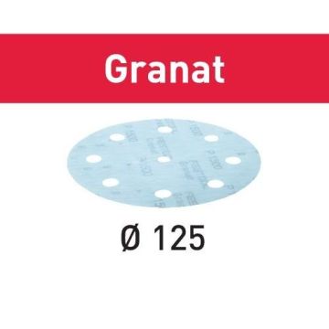 Festool StickFix-slibepapir Ø 125 mm Granat P1000 497180