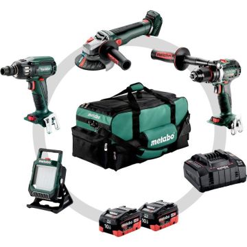 Metabo Combo 4.3.2 18v bs+ssw+wbq+bsa 2x10 lihd 685209000