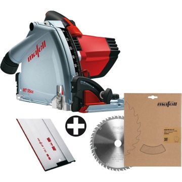 Mafell Dyksav MT 55 cc Fan-Set i T-MAX kasse med F160 førringsskinne MA-1P0467
