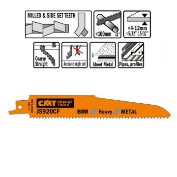 Bajonetklinge 150mm BIM Heavy JS920CF-5