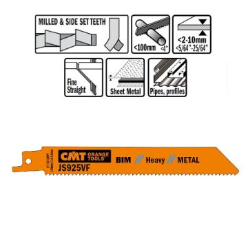 Bajonetklinge 150mm BIM Heavy JS925VF-5