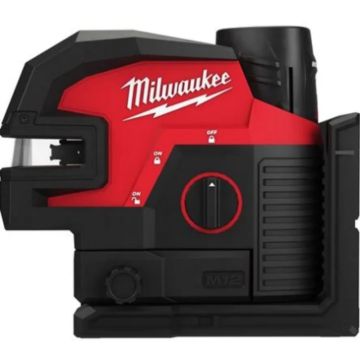 Milwaukee Krydslaser 4 punkter M12 CLL4P-301C 4933479203