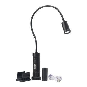 Record Magnetisk LED arbejdslampe med fleksibel hals REC59000