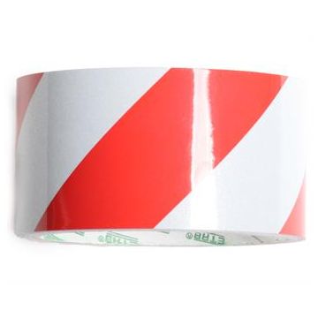 Reflekstape Rød/Hvid 50mm x 33m GK204-1
