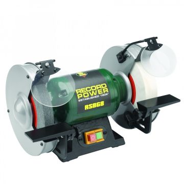 Record Bænksliber RSBG8 med hvid slibesten 200x40mm REC71551