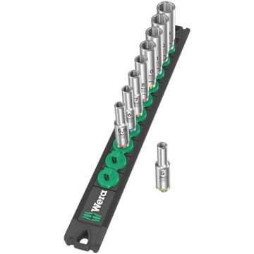 Wera B Deep 1 Top-magnetliste 3/8" topnøgleindsats-sæt 05005440001