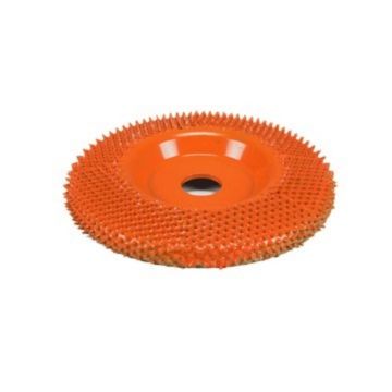 Saburrtooth fræseskive 100mm, jævn, meget grov - Orange DR-ZSA-SD4125