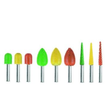 Saburrtooth Fræsestift Sæt 6 mm 9 dele DR-ZSA-6SET